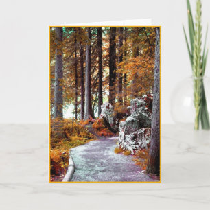 Reise-Karte, Text nach innen Karte