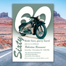 Reise Klassische Motorradfahrt Schnell 60. Geburts