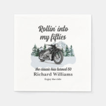 Reise Klassisches Motorrad Rollt 50. Geburtstag