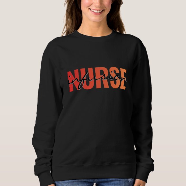 Reise-Krankenschwester-Typografie-Design Sweatshirt (Vorderseite)