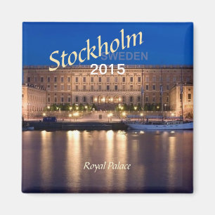 Reise-Kühlschrankmagnet-Änderungsjahr Stockholms Magnet