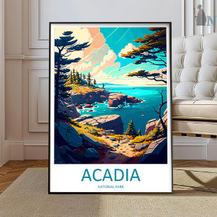 Reise-Kunst für die Wand - Acadia National Park Ac Poster
