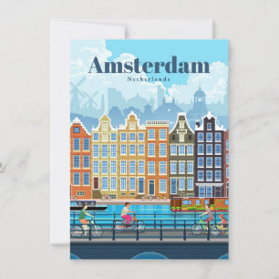 Reise Kunst Reise Nach Amsterdam Einladung