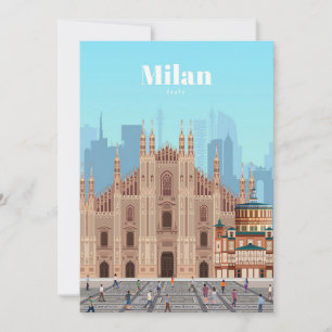 Reise Kunst Reise nach Mailand Italien Einladung