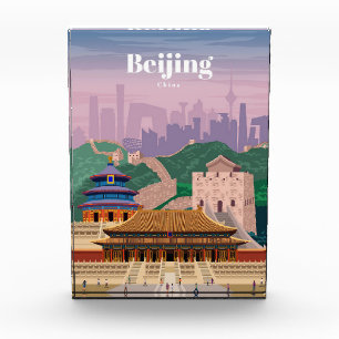Reise Kunst Reise Nach Peking China Fotoblock