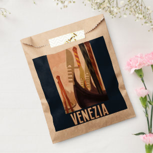 Reise-Kunst Venezia Venedig Italien Venedig Gondel Geschenktütchen