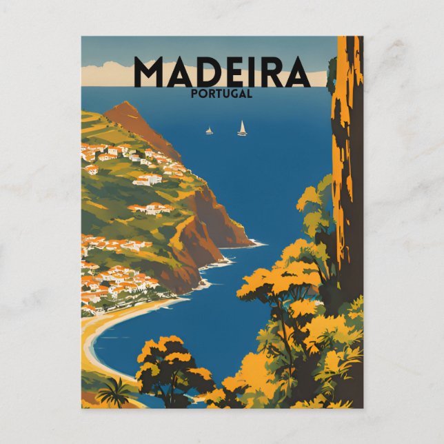Reise Madeira Portugal Postkarte (Vorderseite)