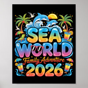 Reise Meer Familie Tropische Welt Abenteuer 2026 U Poster