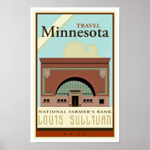 Reise Minnesota Poster