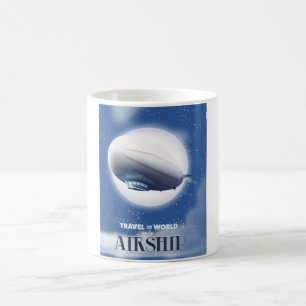 Reise mit dem Luftschiff um die Welt Kaffeetasse