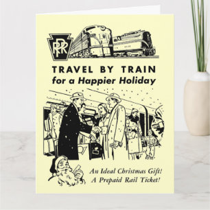Reise mit dem Zug-Pennsylvania Railroad Karte