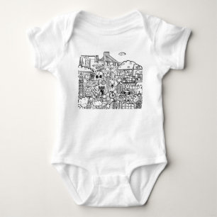 Reise mit Stift Baby Strampler