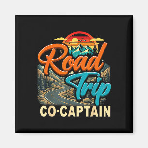 Reise-Mitkapitän Familie Camping auf Reisen Magnet