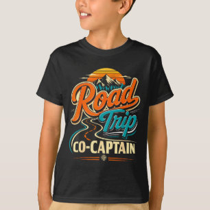 Reise-Mitkapitän vintage Familienurlaubsgruppe T-Shirt