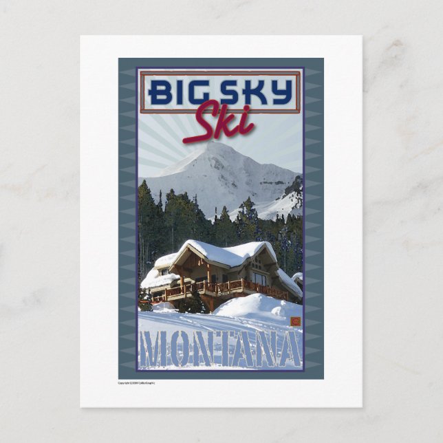 REISE-Montana-Big Sky- Postkarte (Vorderseite)