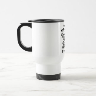 Reise-Mug Zitat über albernen Humor für Pendler Reisebecher