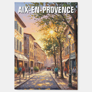 Reise nach Aix-en-Provence Frankreich Magnet
