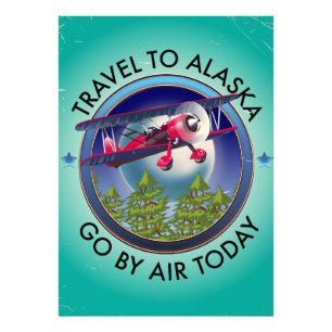 Reise nach Alaska Fotodruck