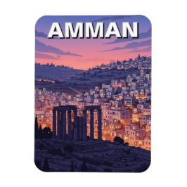 Reise nach Amman Jordan Magnet