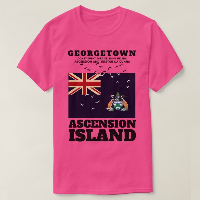 Reise nach Ascension Island T-Shirt (Design vorne)