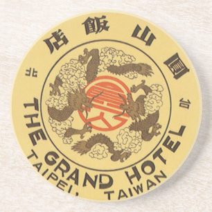 Reise nach Asien im Stil der Vergangenheit, Grand Sandstein Untersetzer