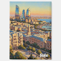 Reise nach Baku Aserbaidschan