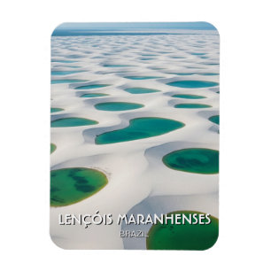 Reise nach Brasilien Lençóis Maranhenses Magnet