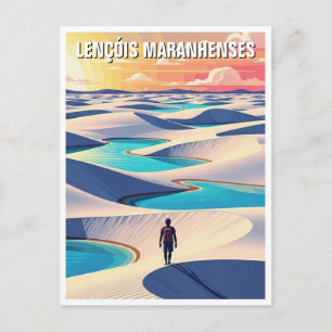 Reise nach Brasilien Lençóis Maranhenses Postkarte