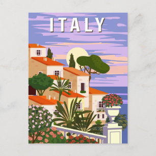 Reise nach Capri Italien Sorrent Neapel Tourismus Postkarte