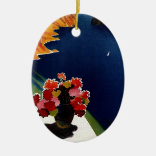 Reise nach Capri Italien Vintage Keramik Ornament