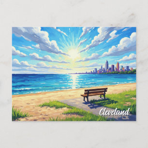 Reise nach Cleveland Ohio Edgewater Park Postkarte