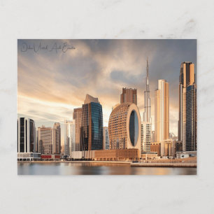 Reise nach Dubai Vereinigte Arabische Emirate Stad Postkarte