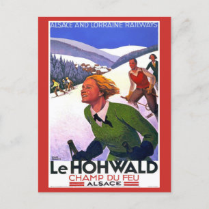Reise nach Frankreich Vintage Elsass Lothringen Ei Postkarte