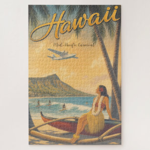 Reise nach Hawaii im Vintage-Stil