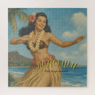 Reise nach Hawaii im Vintage-Stil