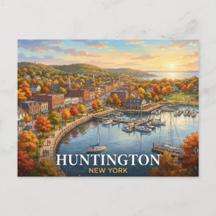Reise nach Huntington New York Postkarte
