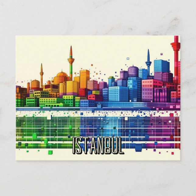 Reise nach Istanbul Postkarte (Vorderseite)
