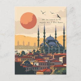 Reise nach Istanbul Postkarte