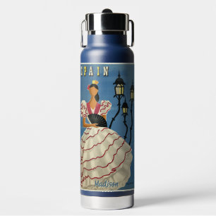 Reise nach Italien im Vintage-Stil mit individuell Trinkflasche
