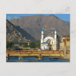 Reise nach Kabul Afghanistan im Retro-Stil Urlaub Postkarte