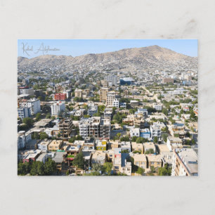 Reise nach Kabul Afghanistan im Retro-Stil Urlaub Postkarte