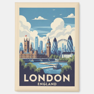 Reise nach London Großbritannien Britische Sehensw Magnet