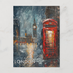 Reise nach London Postkarte