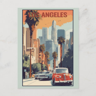 Reise nach Los Angeles Kalifornien City Skyline Vi Postkarte