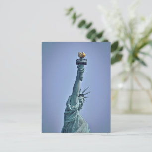 Reise nach New York City Statue der Freiheit Vinta Postkarte