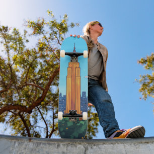 Reise nach New York City USA Skateboard