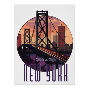 Reise nach New York Poster
