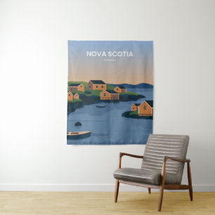 Reise nach Nova Scotia Kanada Wandteppich