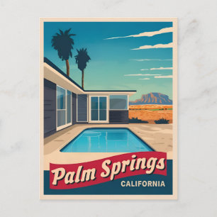 Reise nach Palm Springs Kalifornien Landschaft im Postkarte
