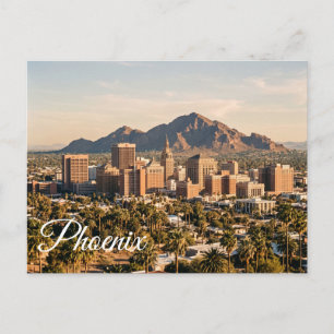Reise nach Phoenix Arizona im Vintage-Stil Postkarte